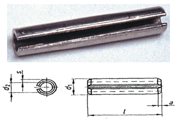 PASLANMAZ YARIKLI PİM DIN 1481
